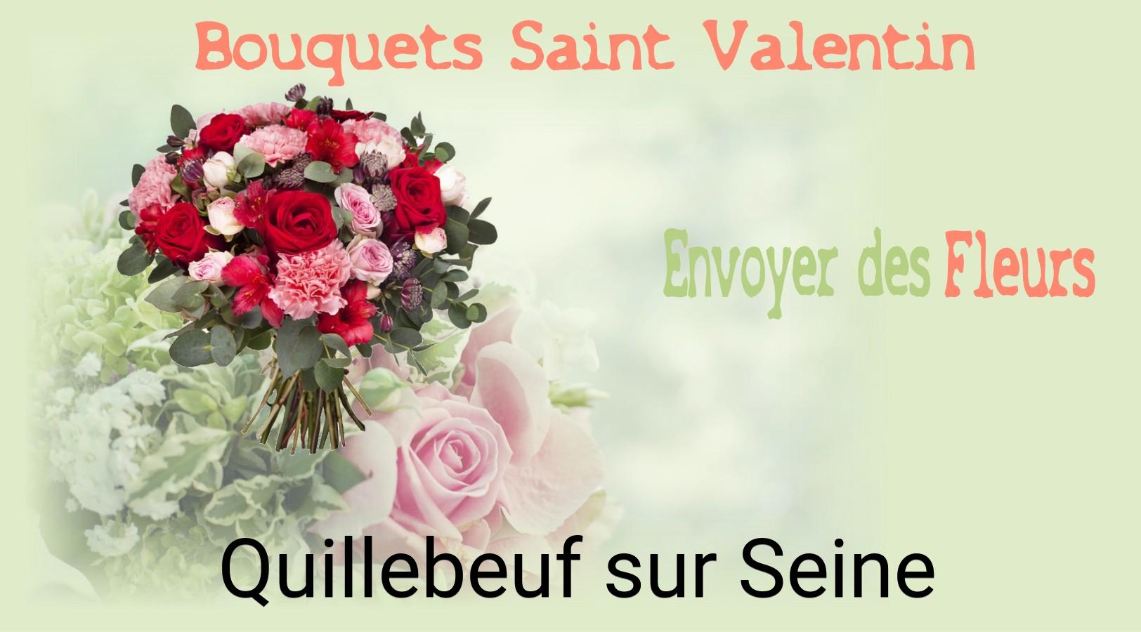 Roses de Saint-Valentin livrées à Quillebeuf-sur-Seine